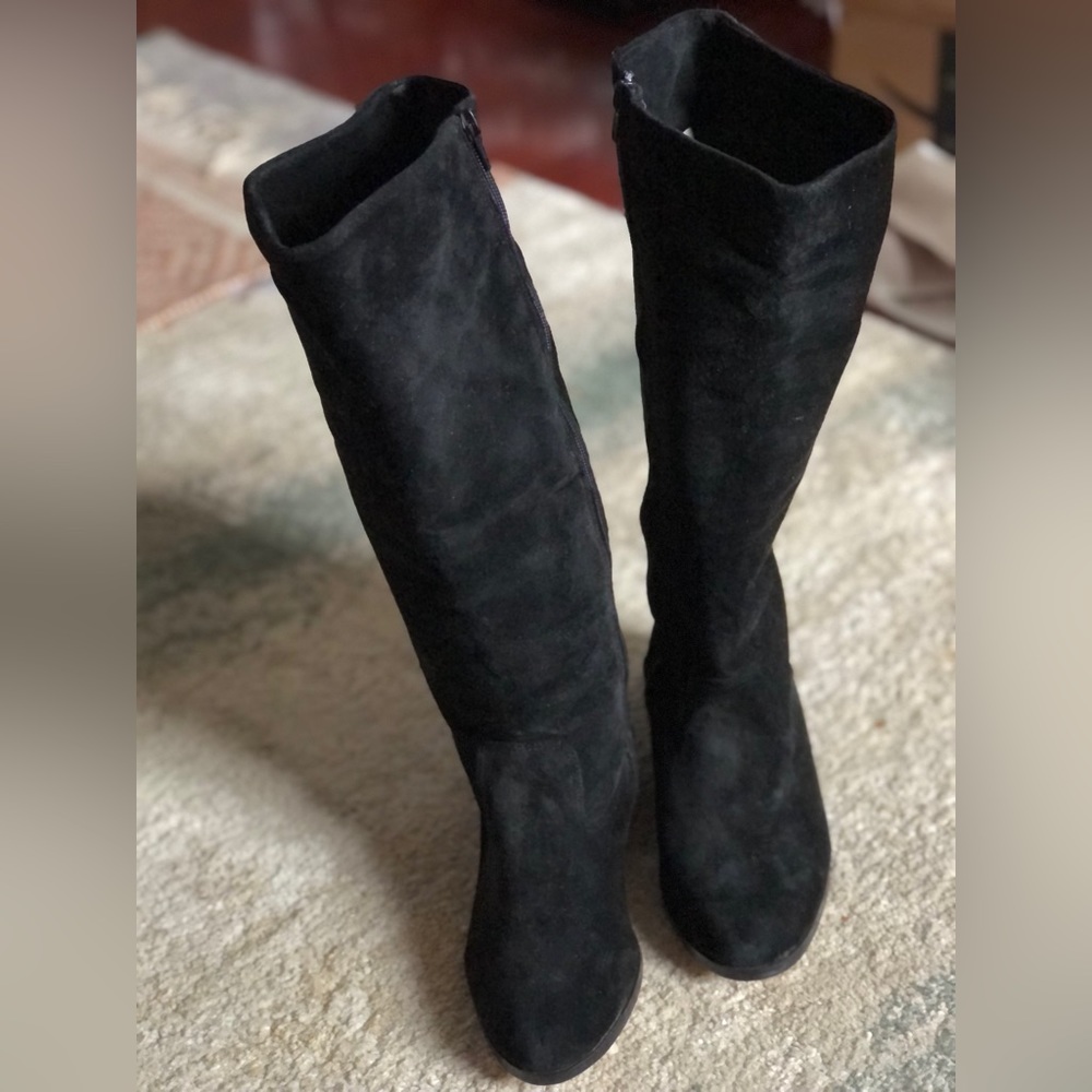 Black Suede Boots